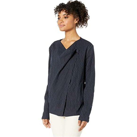 NWT - BLANKNYC Denim All Natural Pinstriped Jacket - Picture 4 of 5